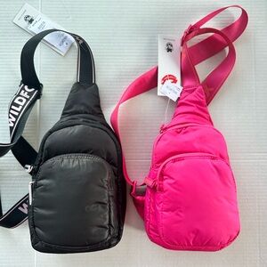 Wildfox Pink OR Black Crossbody Bag your choice of color NWT